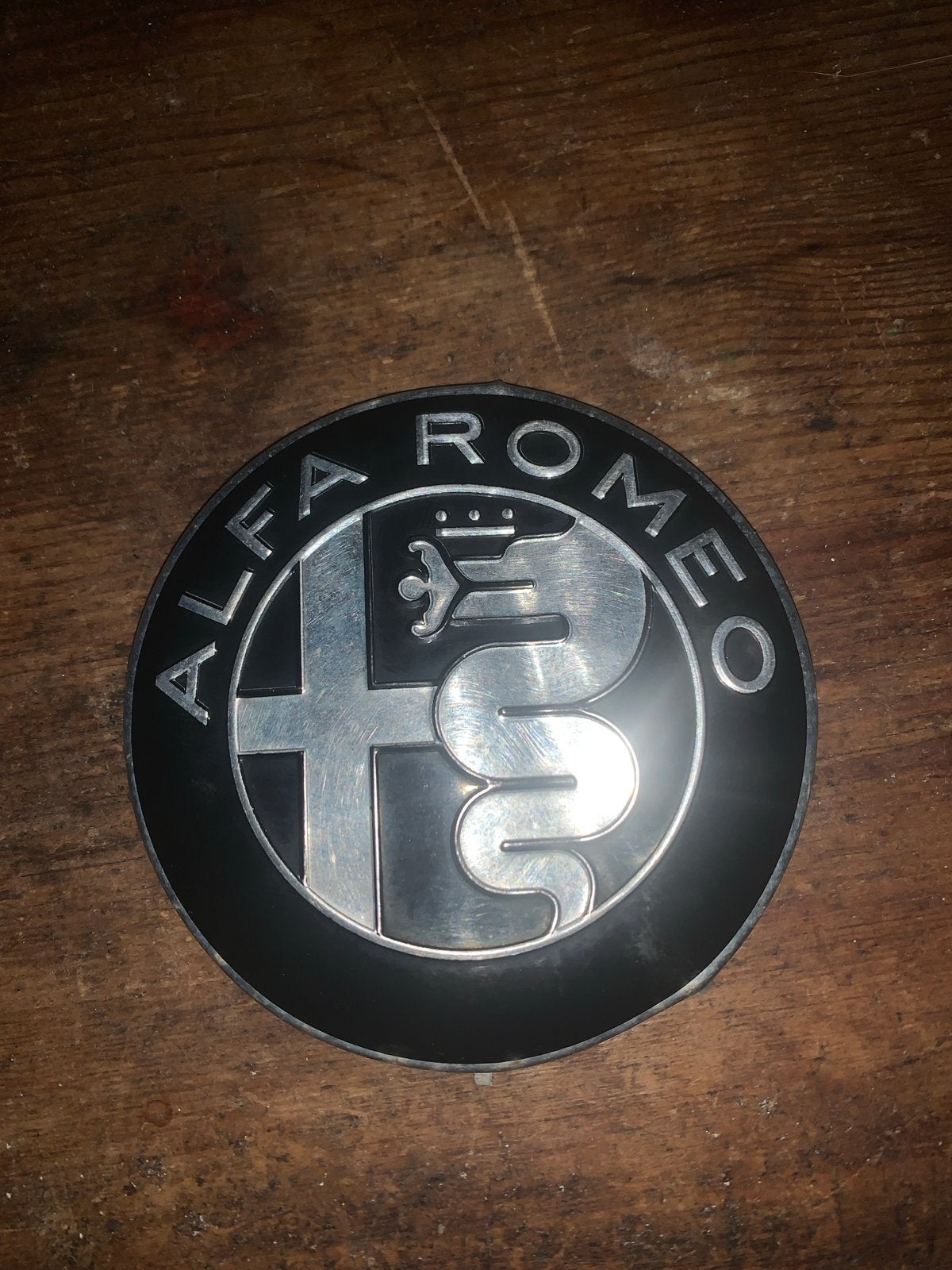 Alfa Romeo Logo Embleem - Gebruikt, Ophalen, Gebruikt, Alfa Romeo