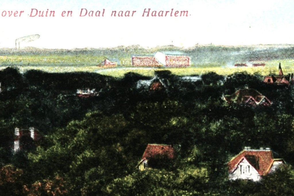 700861 Bloemendaal NH jr 20 40 gez op Haarlem Postzegel Afg, Ophalen of Verzenden, 1920 tot 1940, Gelopen, Noord-Holland