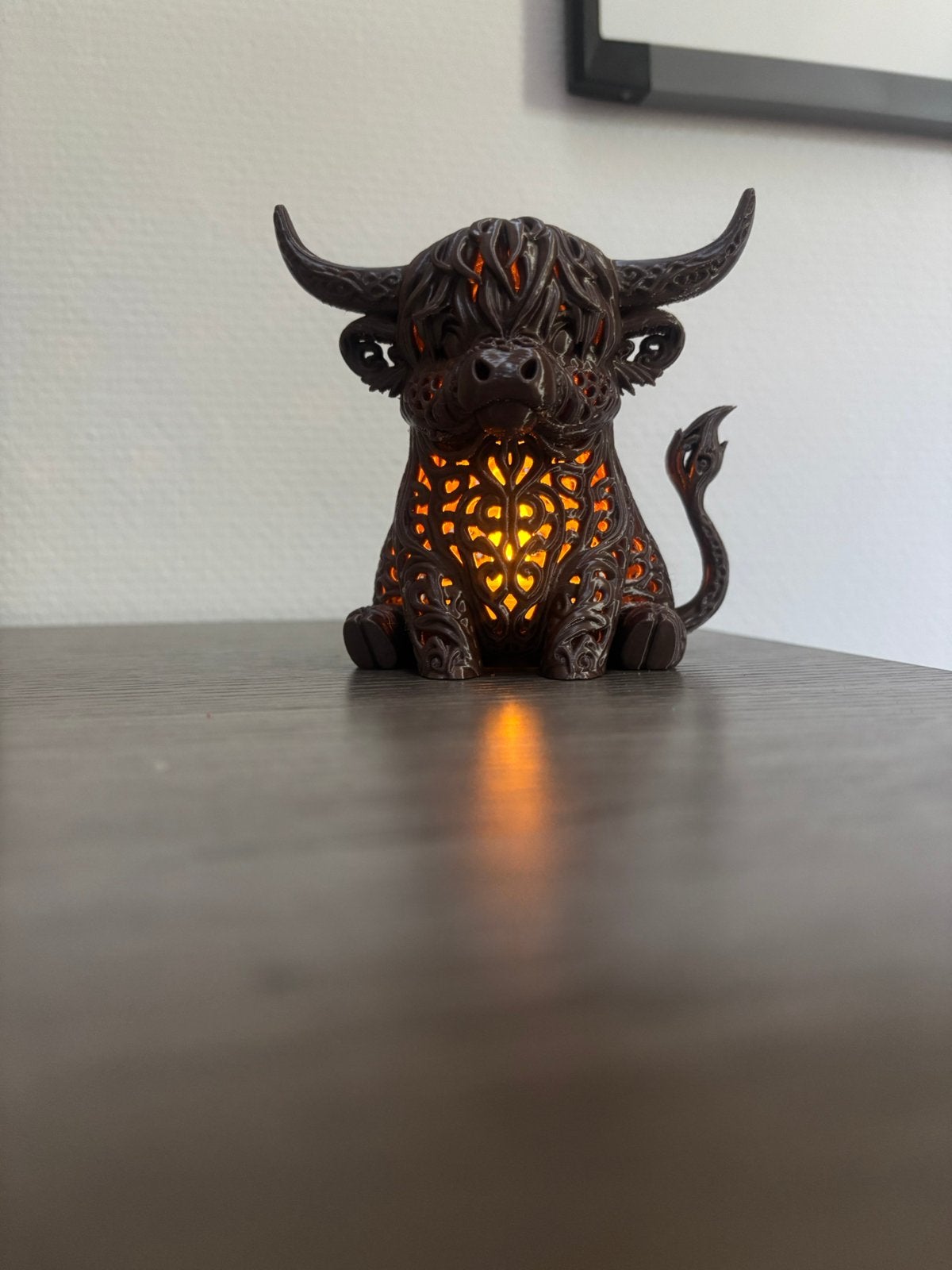Leuke 3d schotse hooglander, Overige stijlen, Nieuw, Kunststof, Ophalen of Verzenden