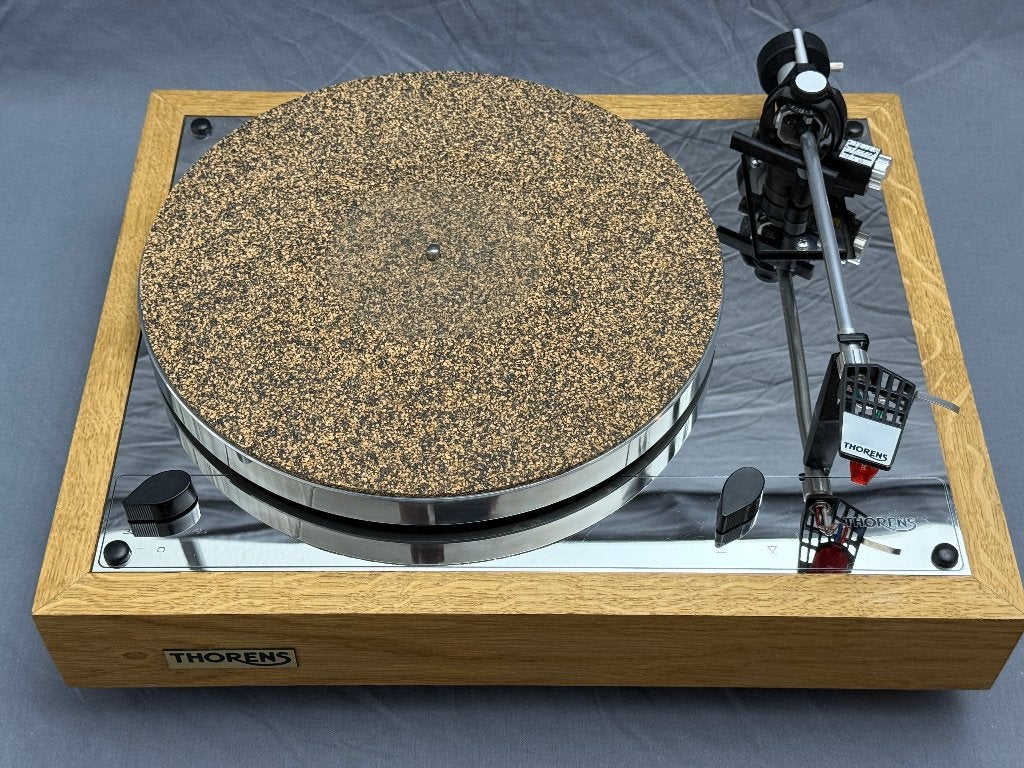 Thorens TD-160 Eiken met Ortofon 2M Bronze - Zomeraanbieding, Ophalen, Zo goed als nieuw, Platenspeler, Thorens