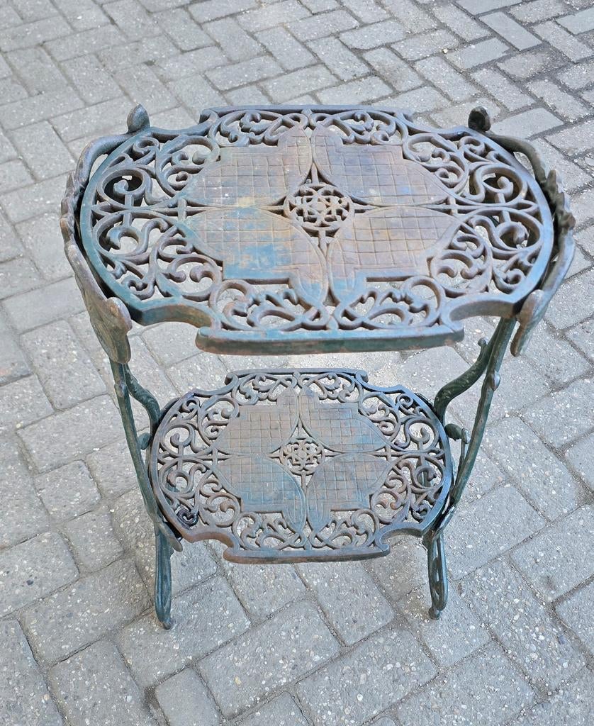 Antieke ijzeren planten etagère, ca. 1900, Ophalen