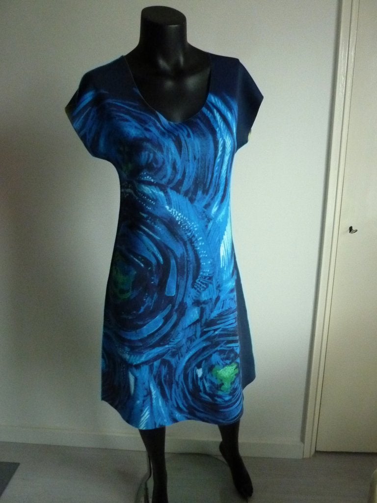 Animapop Jurk (2 kanten draagbaar), Kleding | Dames, Jurken, Maat 38/40 (M), Animapop, Meerkleurig, Ophalen of Verzenden