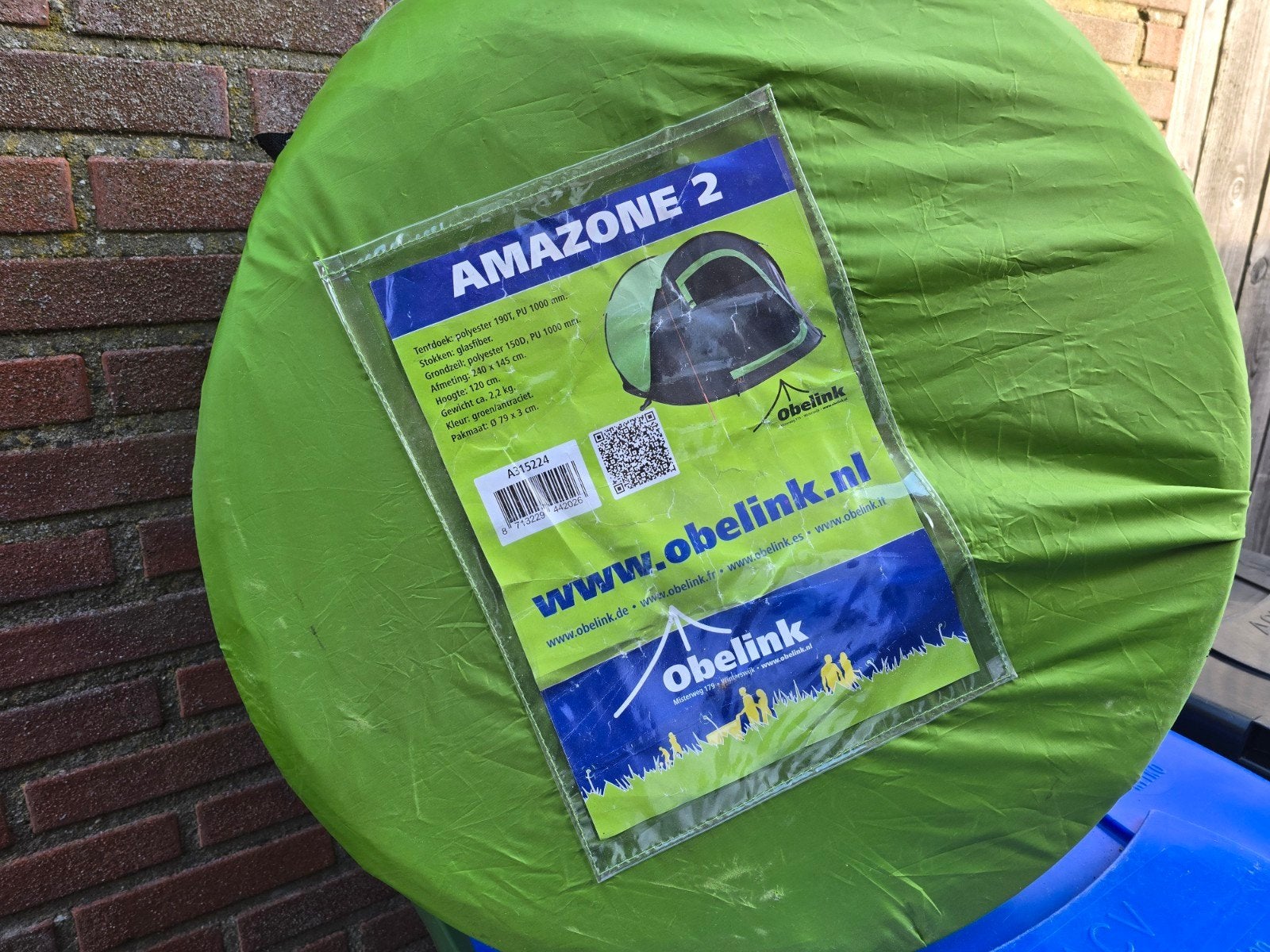 Dance Pop Up Tent, Caravans en Kamperen, Ophalen of Verzenden, Gebruikt, Tot en met 2