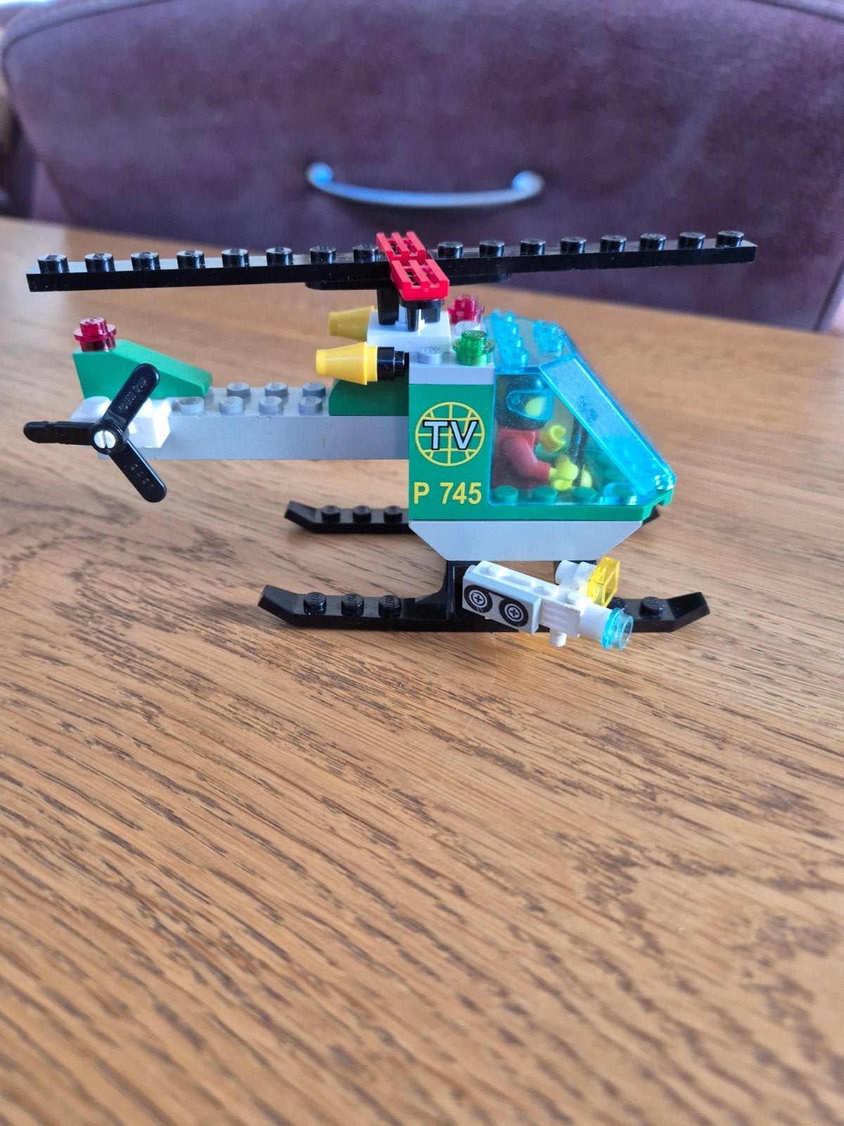 Lego 6425 vintage helikopter,  TV Chopper, Ophalen of Verzenden, Gebruikt