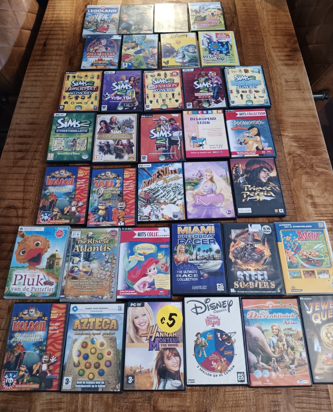 partij van 35 stuks pc spellen, Ophalen of Verzenden, Gebruikt, Vanaf 3 jaar