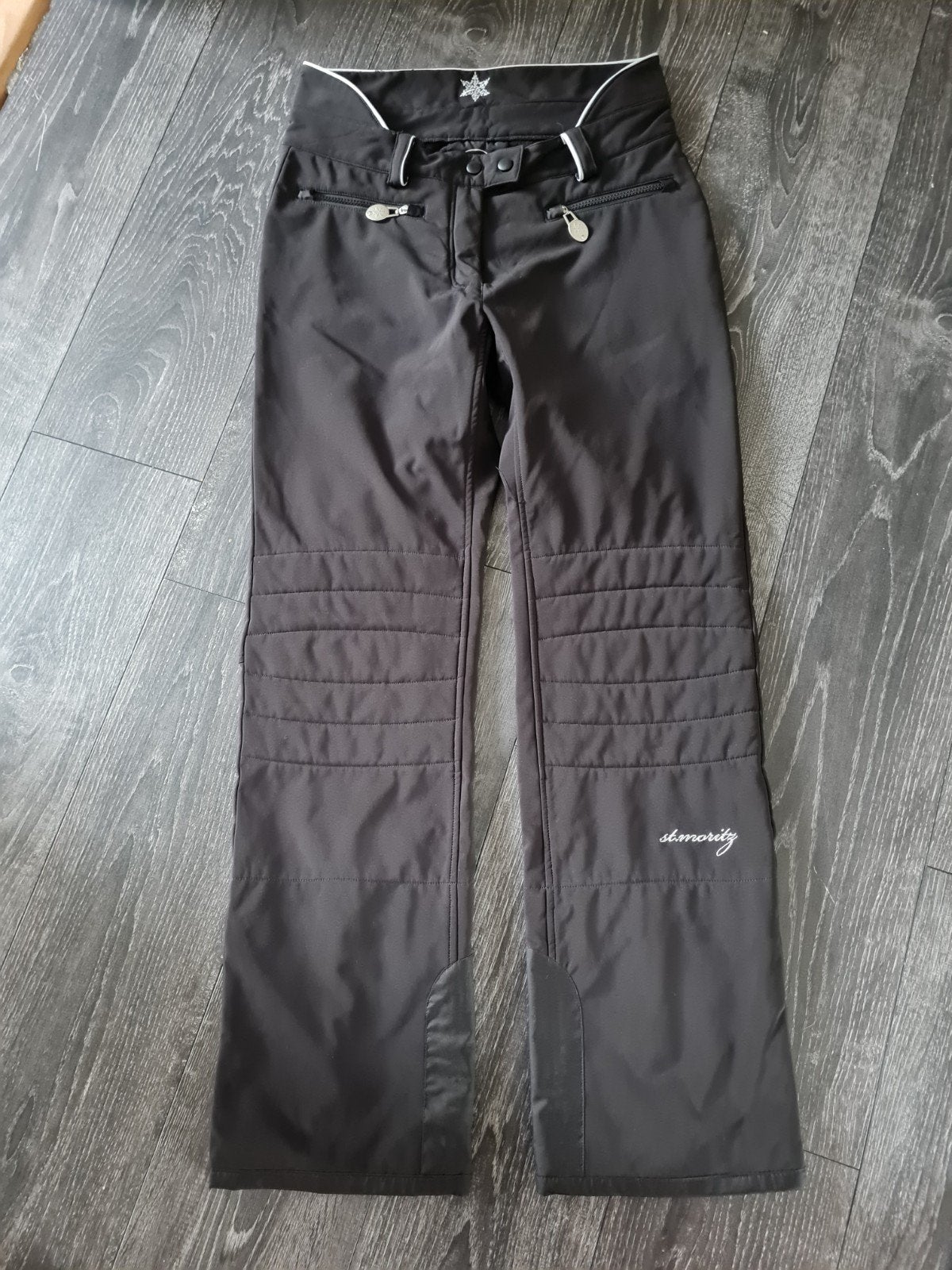 St. Moritz skibroek dames - Zwart, Kleding | Dames, Wintersportkleding, Zo goed als nieuw, Broek, Maat 38/40 (M), Ophalen of Verzenden