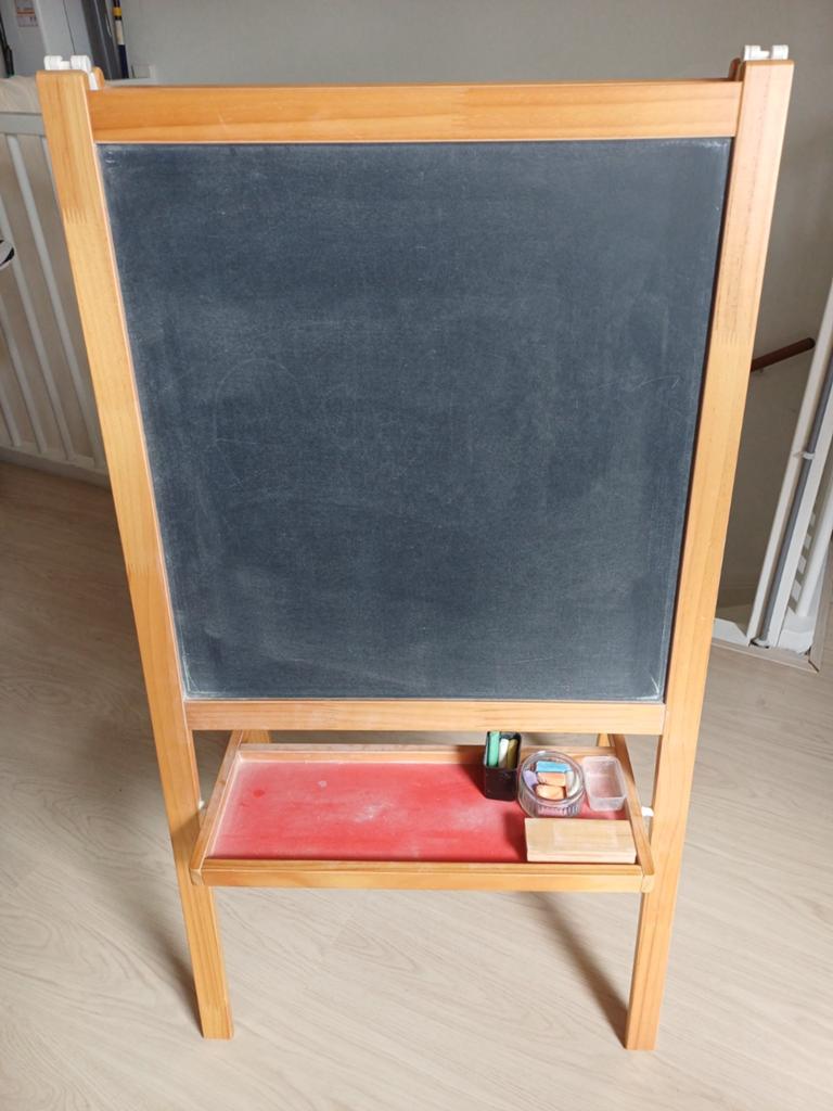 Ikea tekenbord, krijtbord, Ophalen