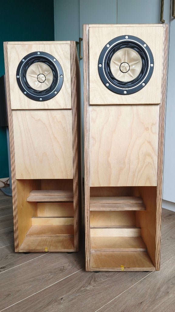 Fostex back loaded horn, Vloerstaande luidspreker, Gebruikt, Minder dan 60 watt, Ophalen