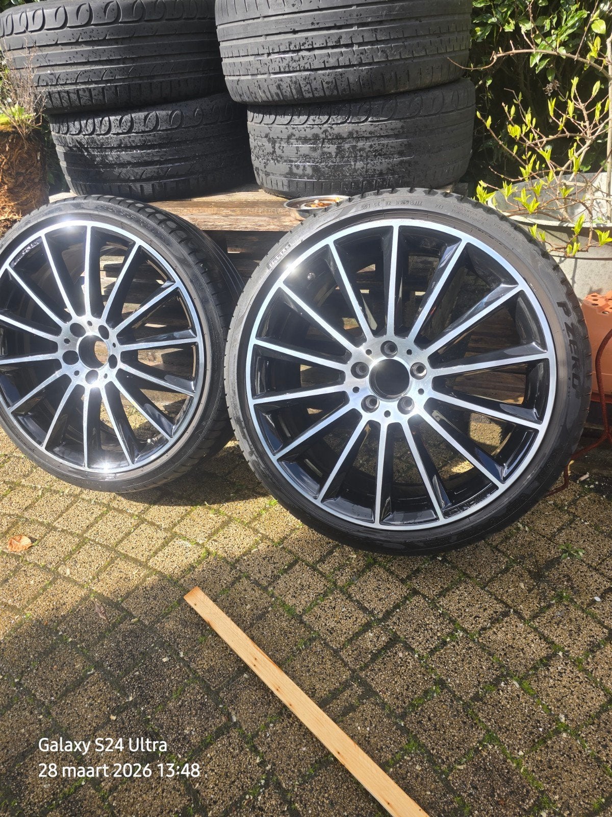 Mercedes 20" AMG Breedset Velgen met Banden, Auto-onderdelen, Ophalen, Gebruikt, Banden en Velgen, Personenwagen