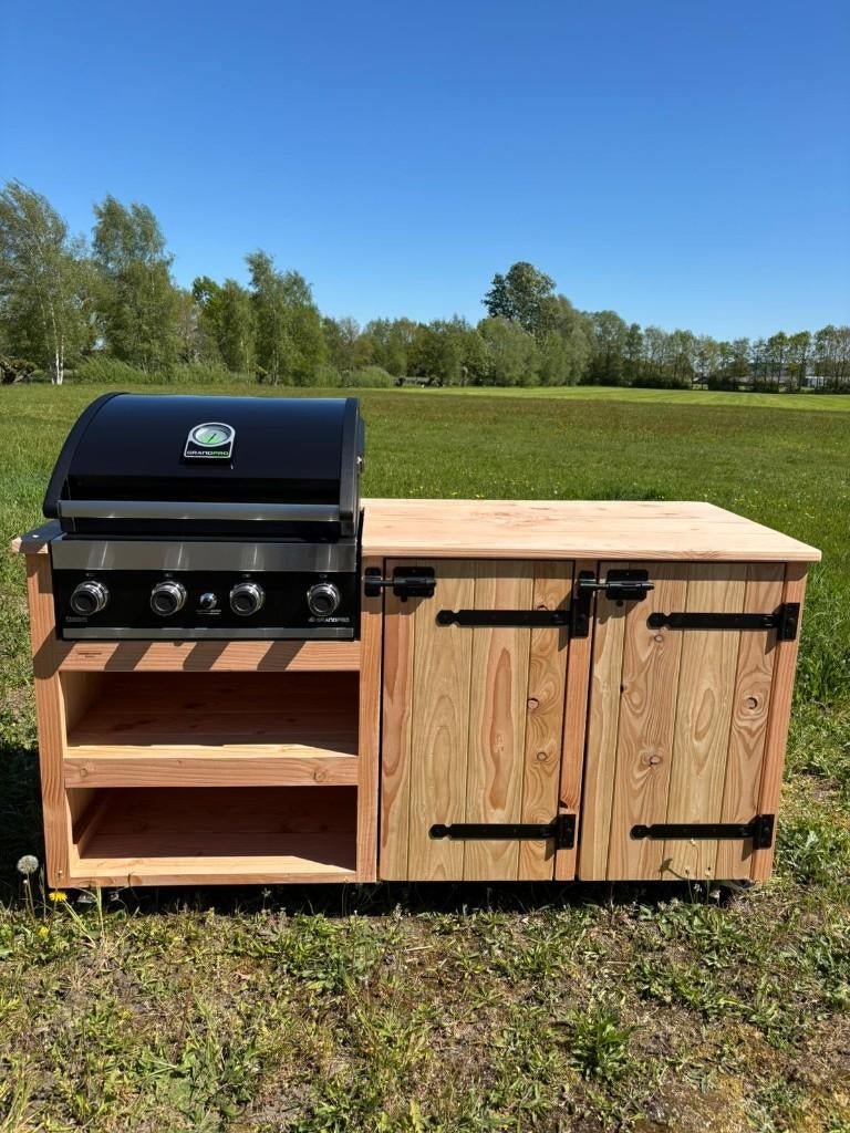 Buitenkeuken met Grandpro (opvolger grandhall), Tuin en Terras, Buitenkeukens, Ophalen of Verzenden, Nieuw, Gas, Grandhall