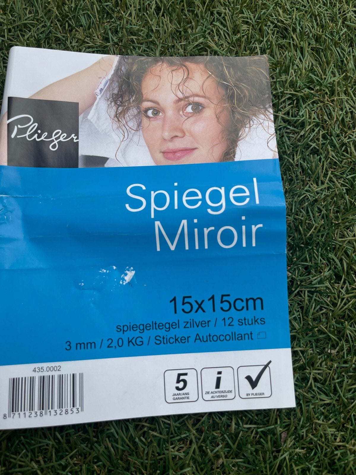 Spiegeltegels 15x15cm - 4 stuks, Huis en Inrichting, Woonaccessoires | Spiegels, Minder dan 50 cm, Vierkant, Nieuw, Ophalen of Verzenden