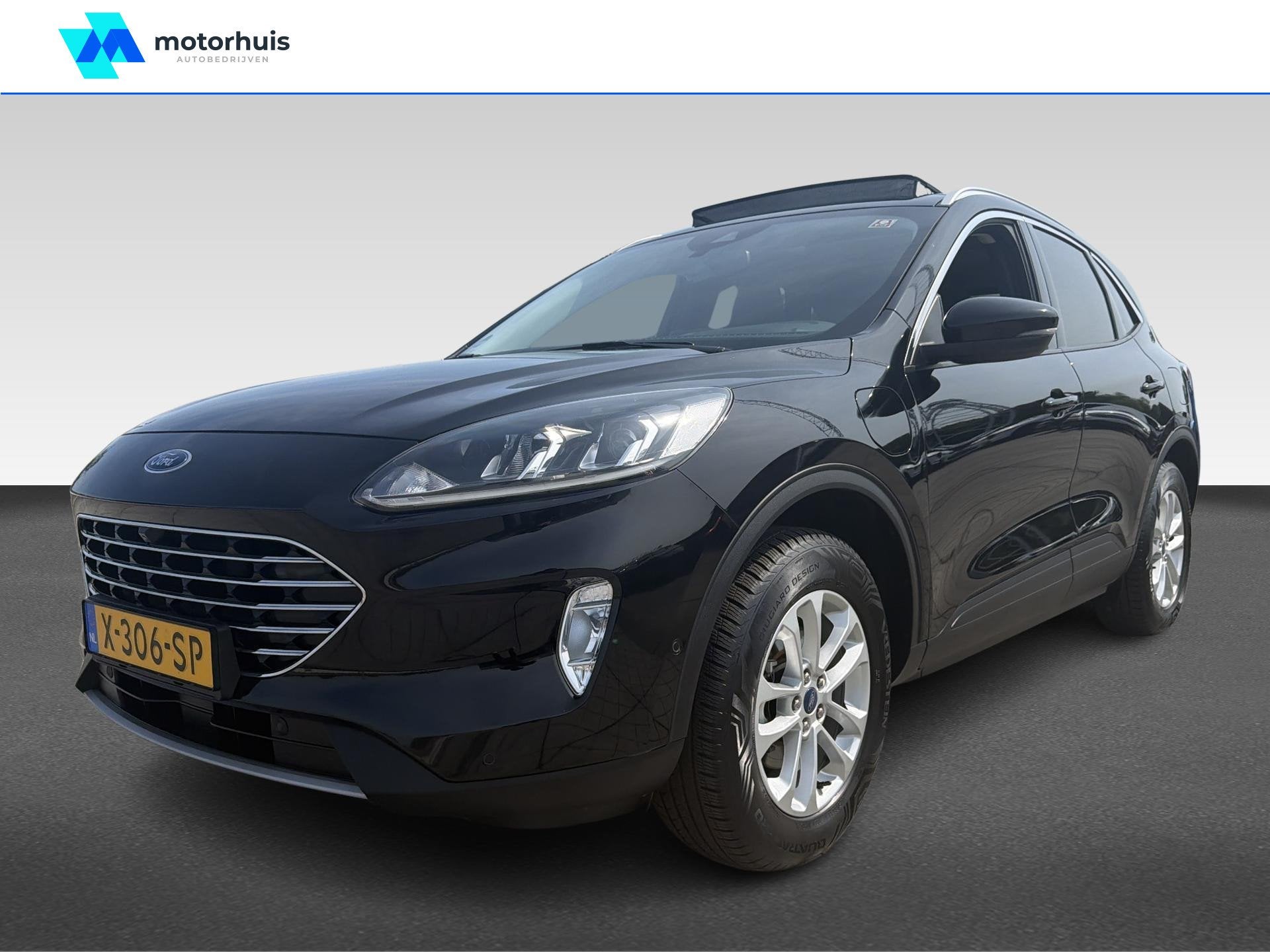 Ford Kuga 2.5 PHEV Titanium, Auto's, Ford, Gebruikt, Euro 6, 4 cilinders, Zwart