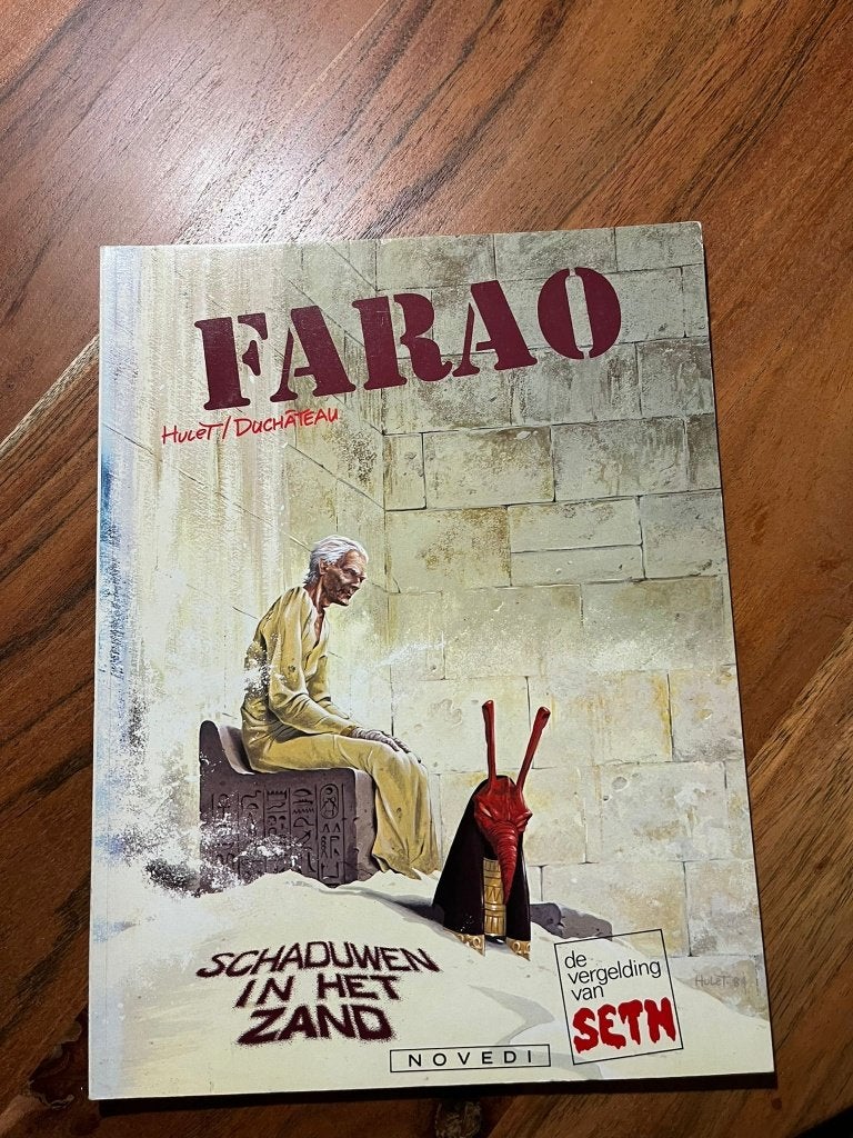 Farao 6 - Schaduwen in het zand: De vergelding van Seth, Boeken, Eén stripboek, Ophalen of Verzenden, Zo goed als nieuw