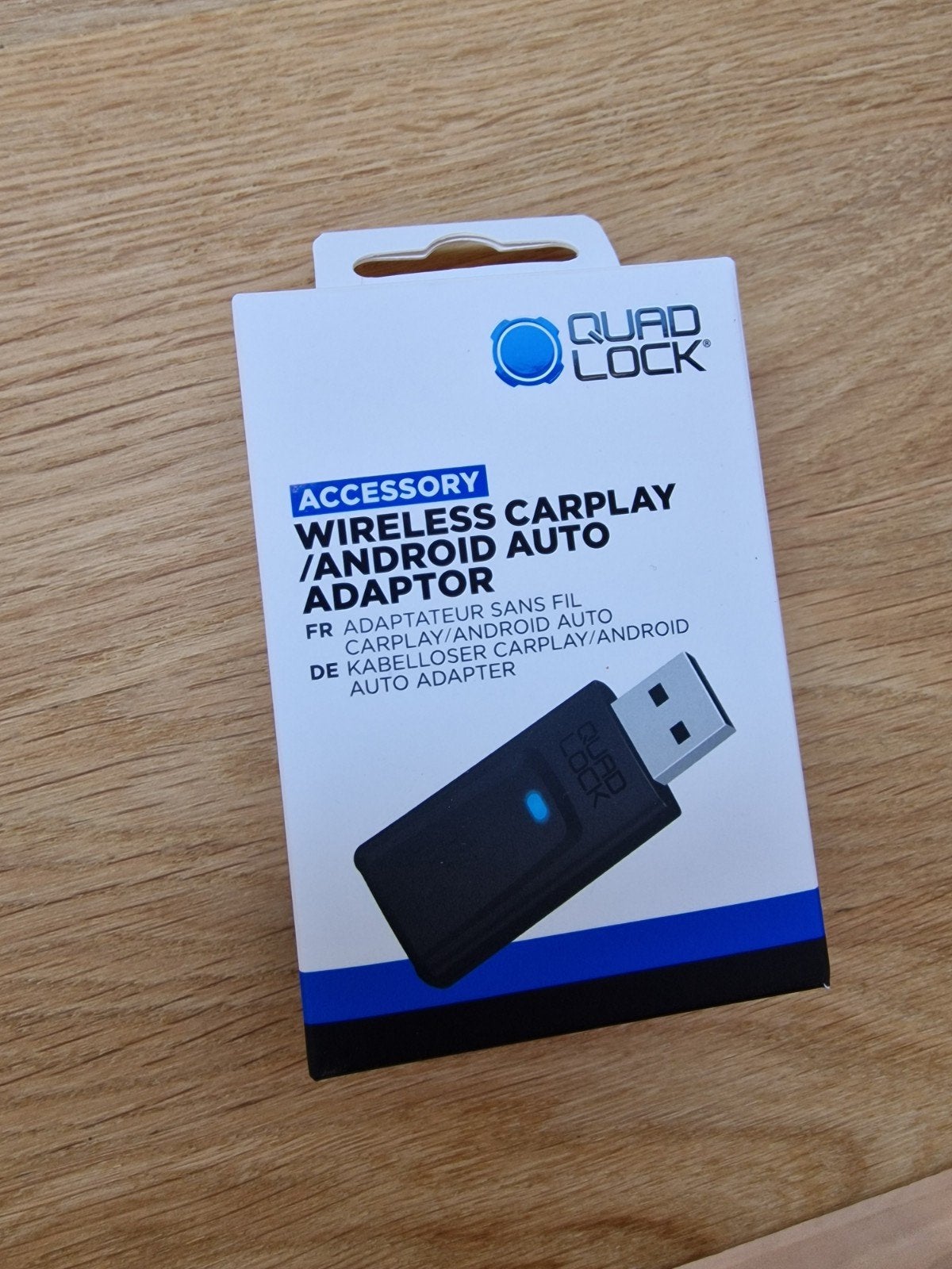 Quad Lock Draadloze CarPlay/Android Auto Adapter, Auto diversen, Auto-accessoires, Ophalen of Verzenden, Nieuw