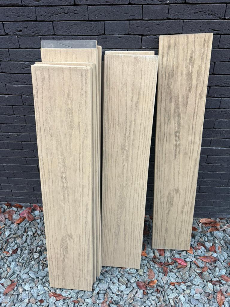 Timber touch vlonderplanken 95 cm lang, Doe-het-zelf en Verbouw, Hout en Planken, Ophalen, 25 tot 50 mm, Nieuw, Plank