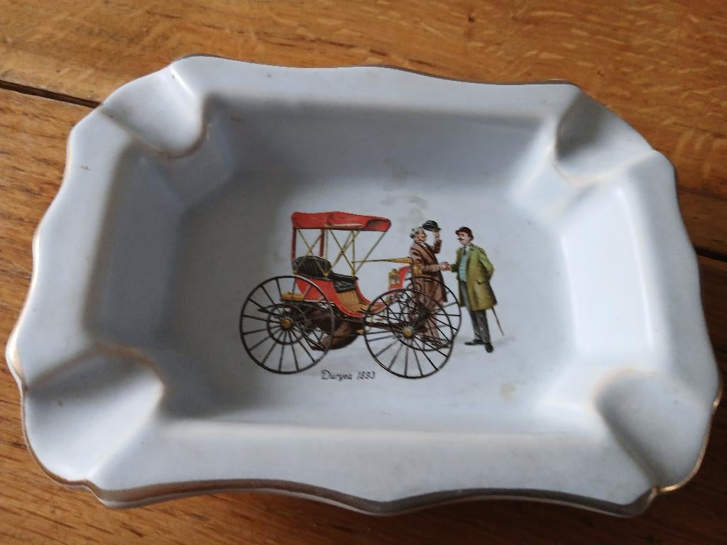 Vintage asbak Flora Keramiek London serie, Ophalen of Verzenden