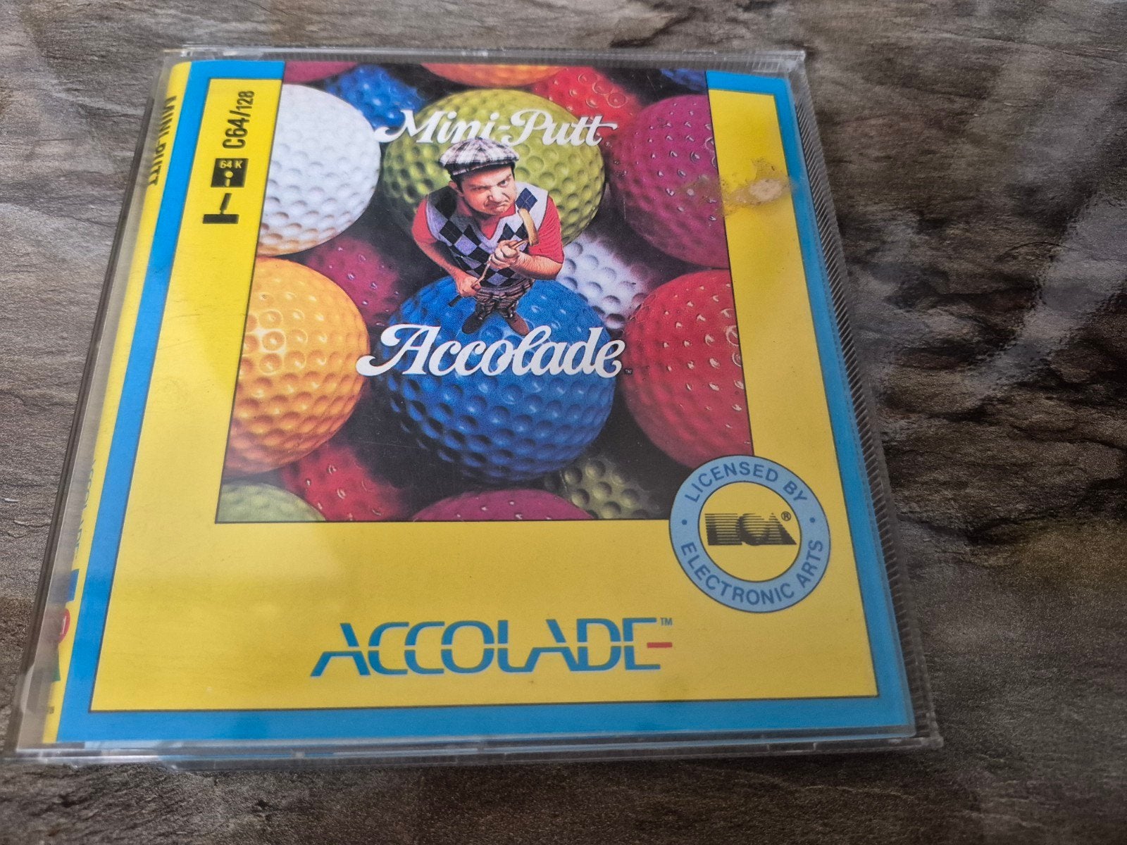 Mini-Putt Accolade Commodore C64 Het Gekste Minigolfsp, Spelcomputers en Games, Games | Pc, Gebruikt, 1 speler, Ophalen of Verzenden