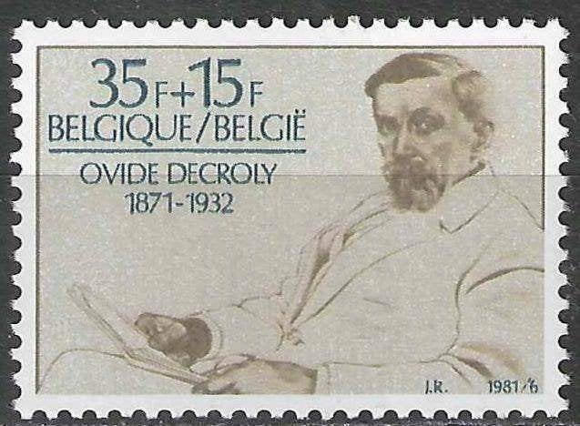 Belgie 1981 - Yvert/OBP 2009 - Ovide Decroly (PF), Verzenden, Postfris