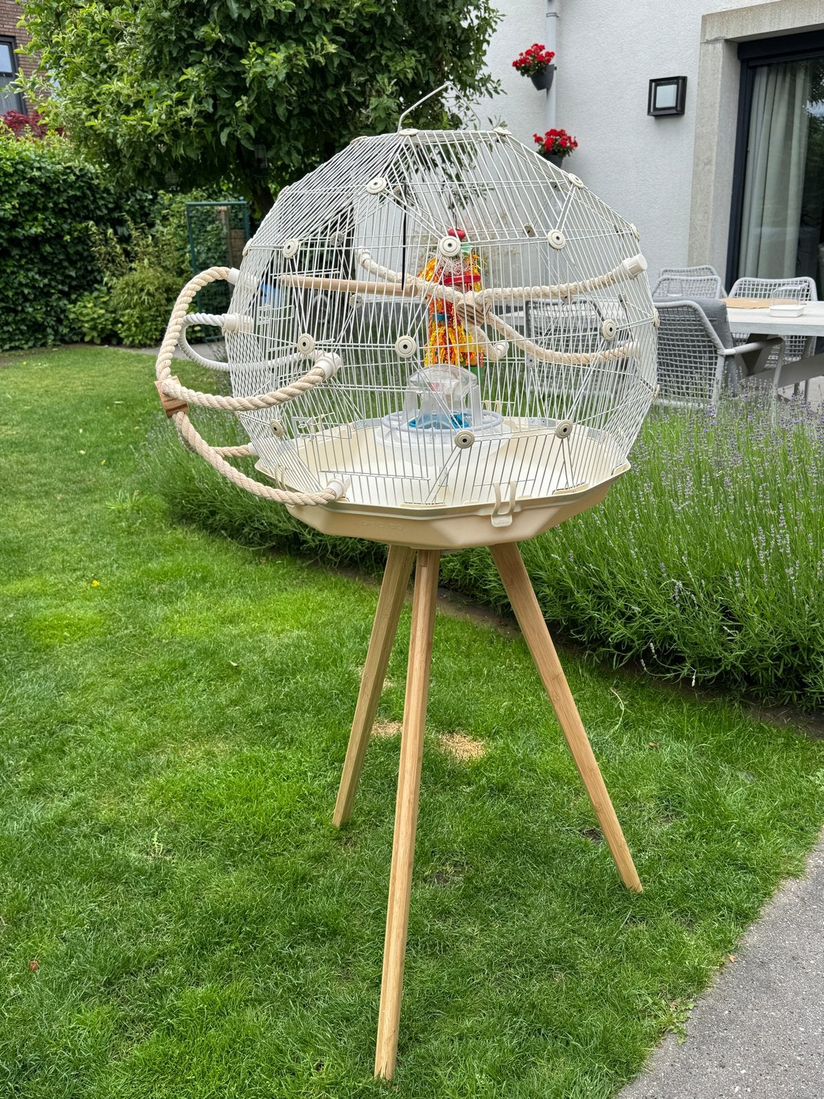 Omlet Geo 60 vogelkooi, Ophalen, Gebruikt, Overige materialen, Vogelkooi