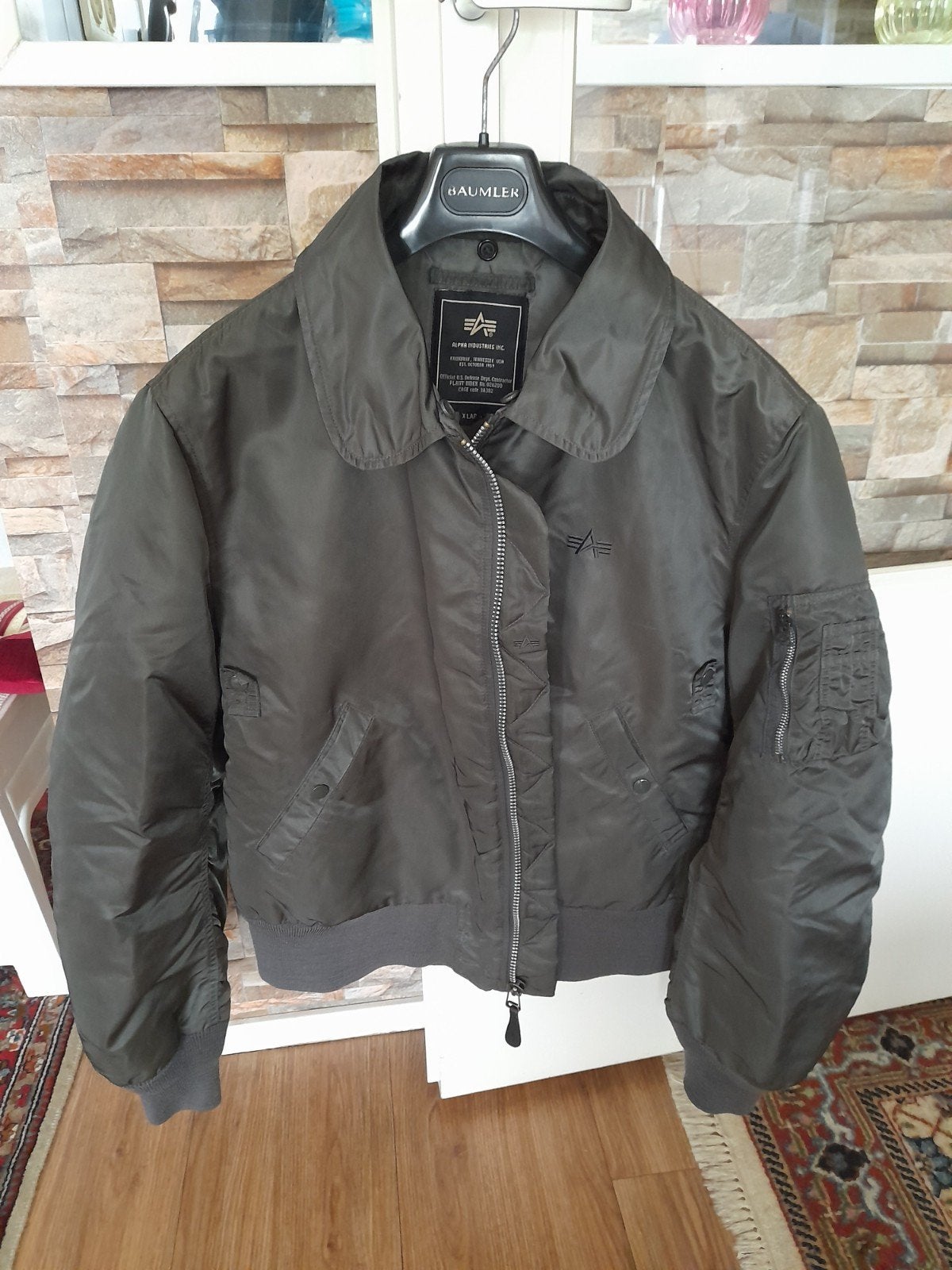 Alpha industries MA-1Jack olijfgroen X-Large, Ophalen, Luchtmacht, Amerika, Kleding of Schoenen