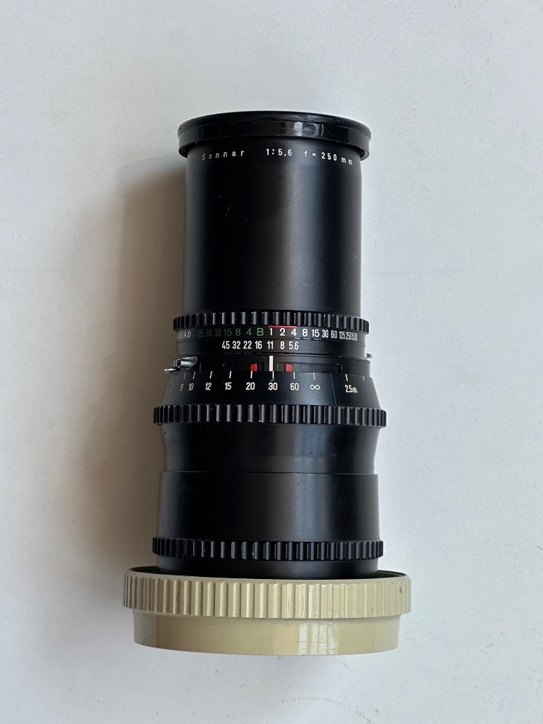Sonnar 1:5,6 f=250mm lens voor Hasselblad, Ophalen, Gebruikt, 250 mm, Telelens