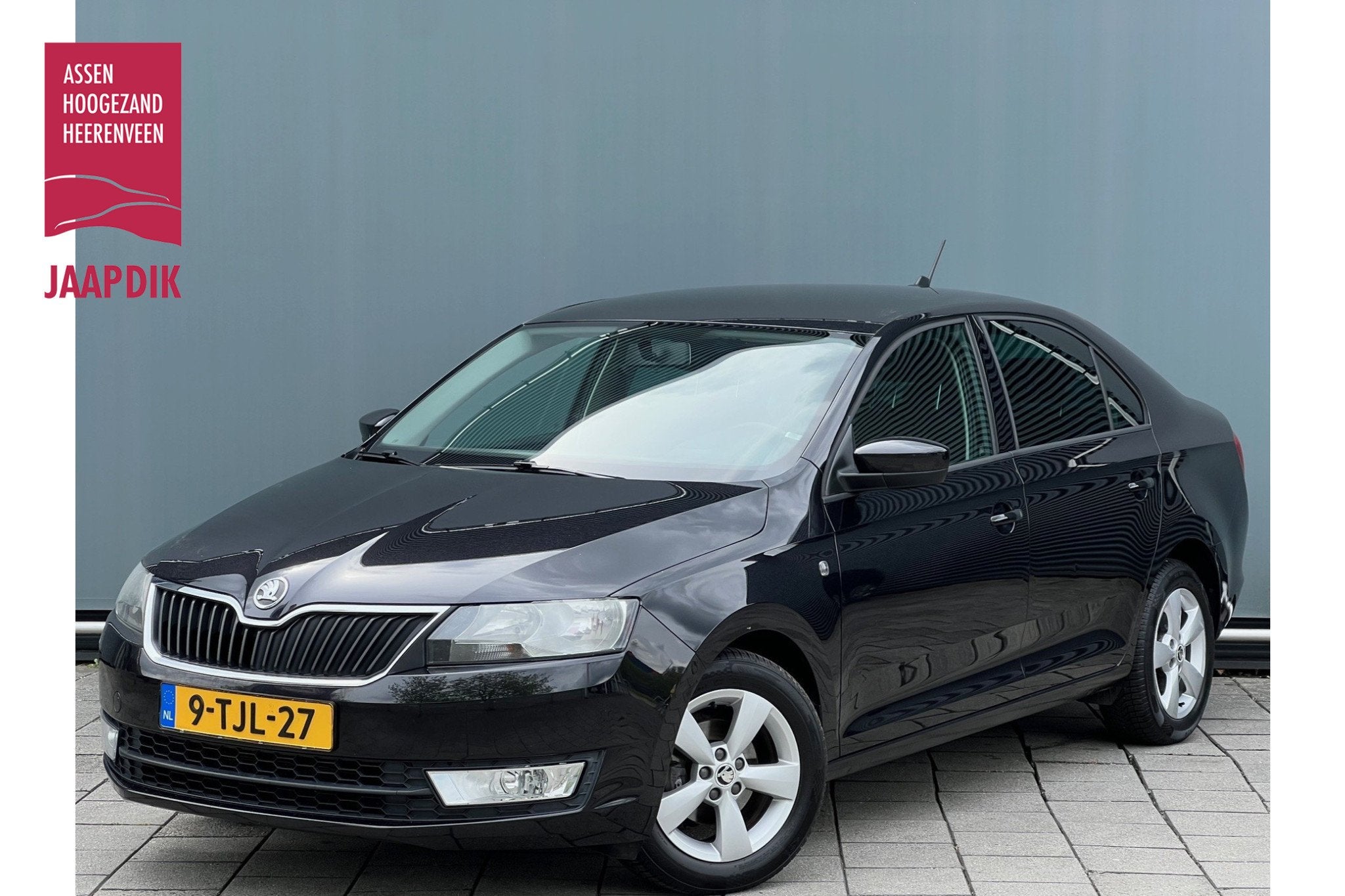 Skoda Rapid BWJ 2014 | 1.2TSI 86PK Ambition Bus | AIRCO | NA, Auto's, Voorwielaandrijving, Gebruikt, Zwart, 4 cilinders