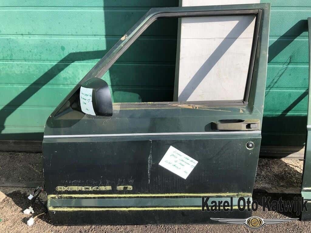 Voordeur links Jeep Cherokee XJ Groen (klein deukje), Auto-onderdelen, Carrosserie en Plaatwerk, Gebruikt, -, Deur, -