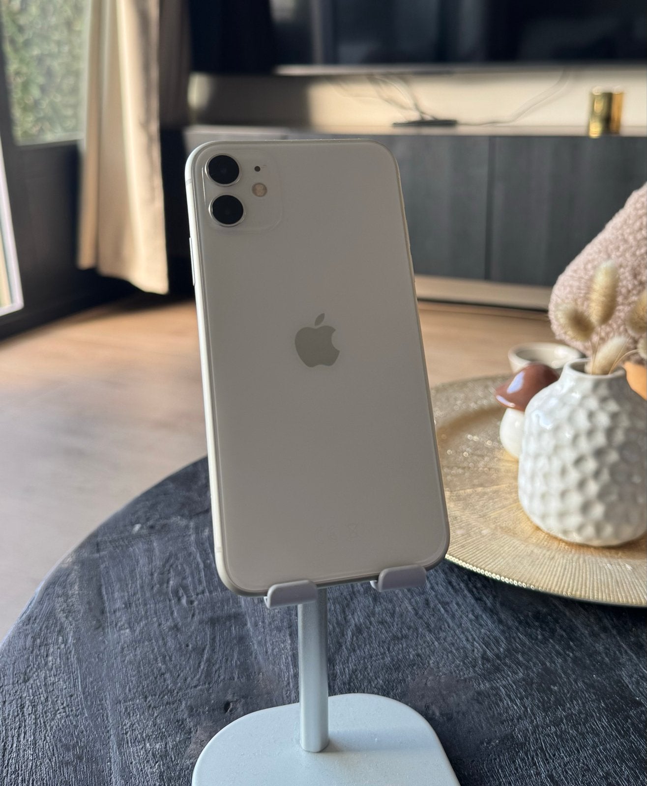 iPhone 11 64GB Wit | 100% Accu | LCD | Inruil mogelijk, Wit, Zo goed als nieuw, 64 GB, Zonder simlock