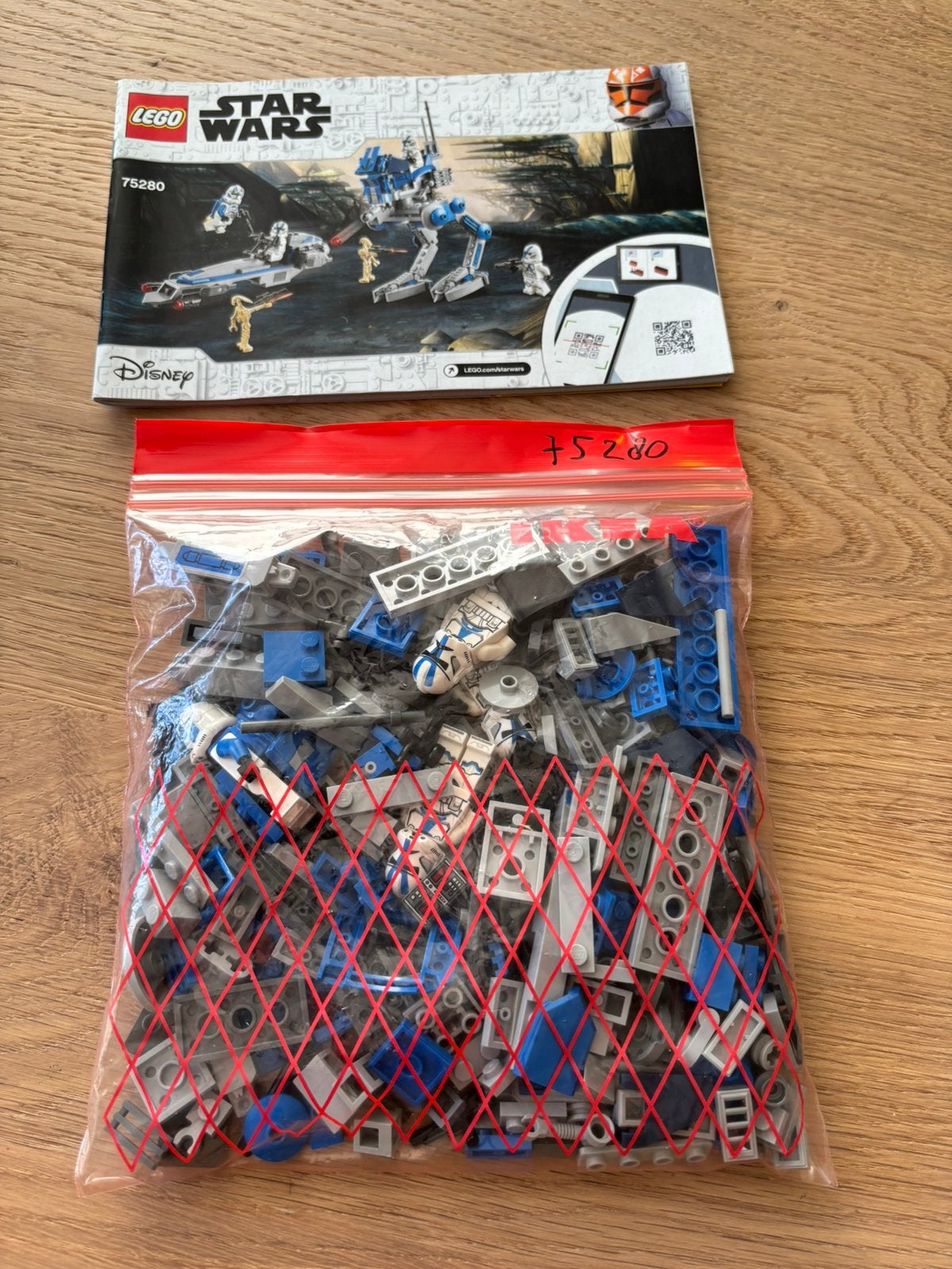 Lego Star Wars 75280 501st Legion Clone Troopers, Star Wars, Lego, Ophalen of Verzenden, Zo goed als nieuw