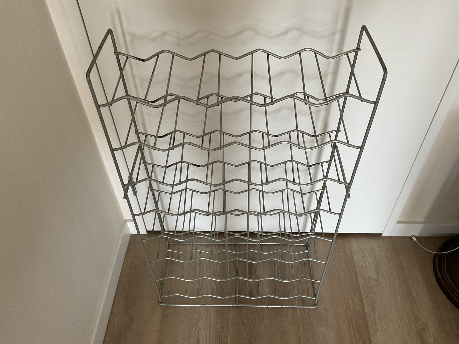Wijnrek vintage Tomado Holland 1967 ruimte voor 40 flessen :, Huis en Inrichting, Woonaccessoires | Wijnrekken, Ophalen of Verzenden