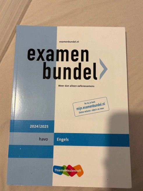 Examenbundel havo engels, Boeken, Ophalen of Verzenden, Zo goed als nieuw, HAVO, Engels