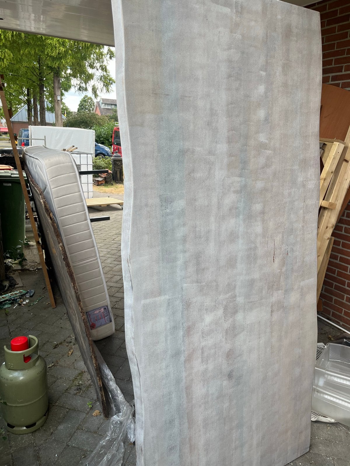 Grenen eettafelblad - opknapper, Ophalen, Gebruikt, Grenenhout
