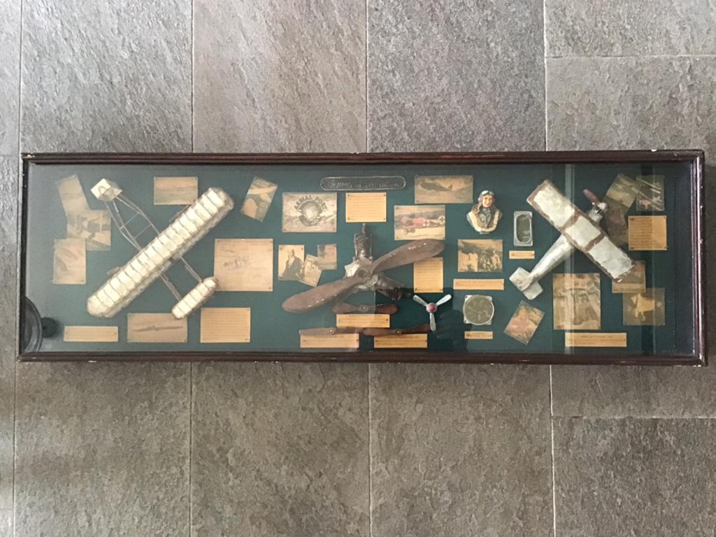Vintage 3D display (diorama) van ‘History of Aviation’, Verzamelen, Ophalen, Gebruikt, Overige typen