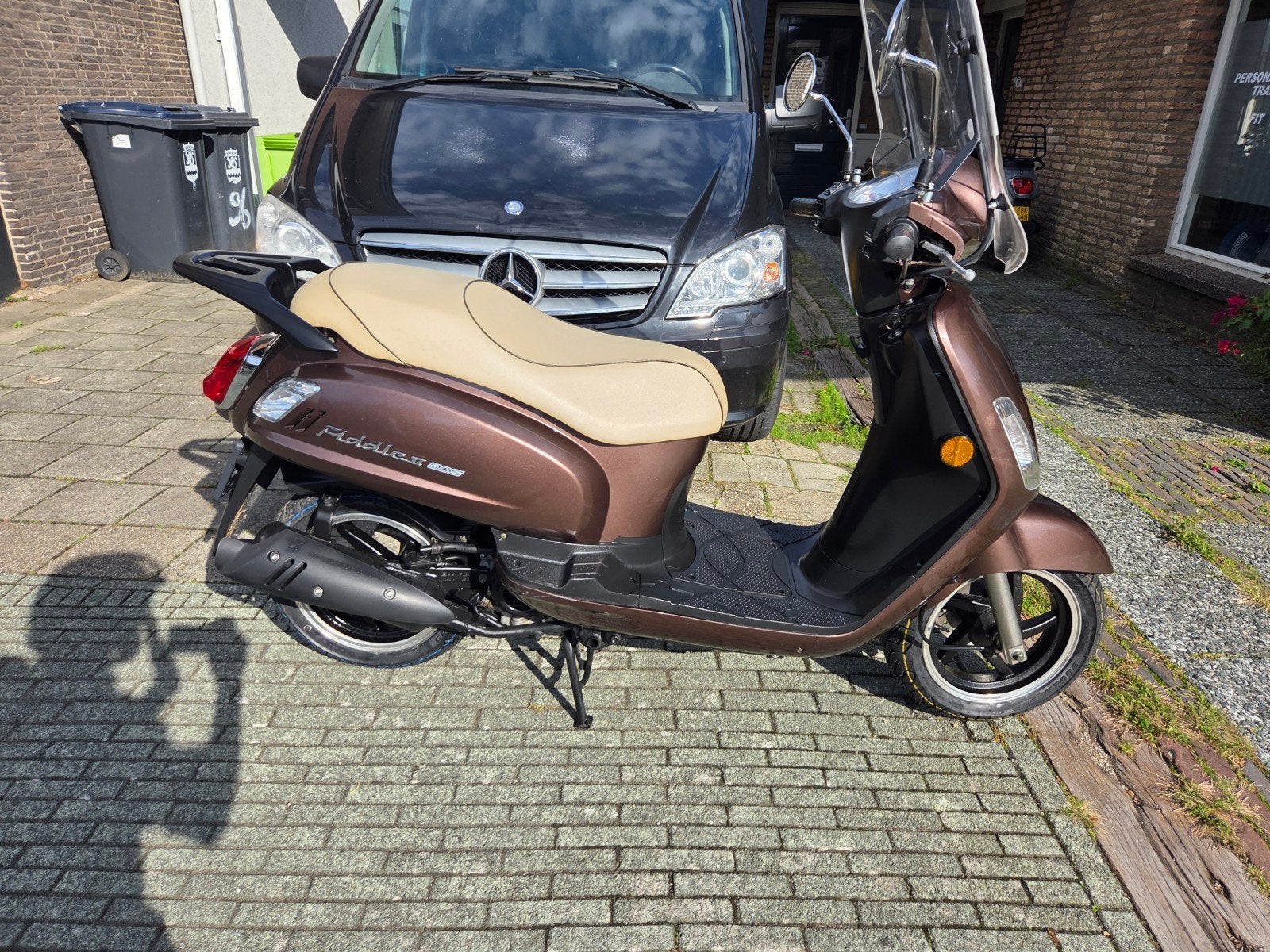 nette gebruikte Sym Fiddle 2 25 km, Gebruikt, Ophalen of Verzenden, Benzine, Fiddle