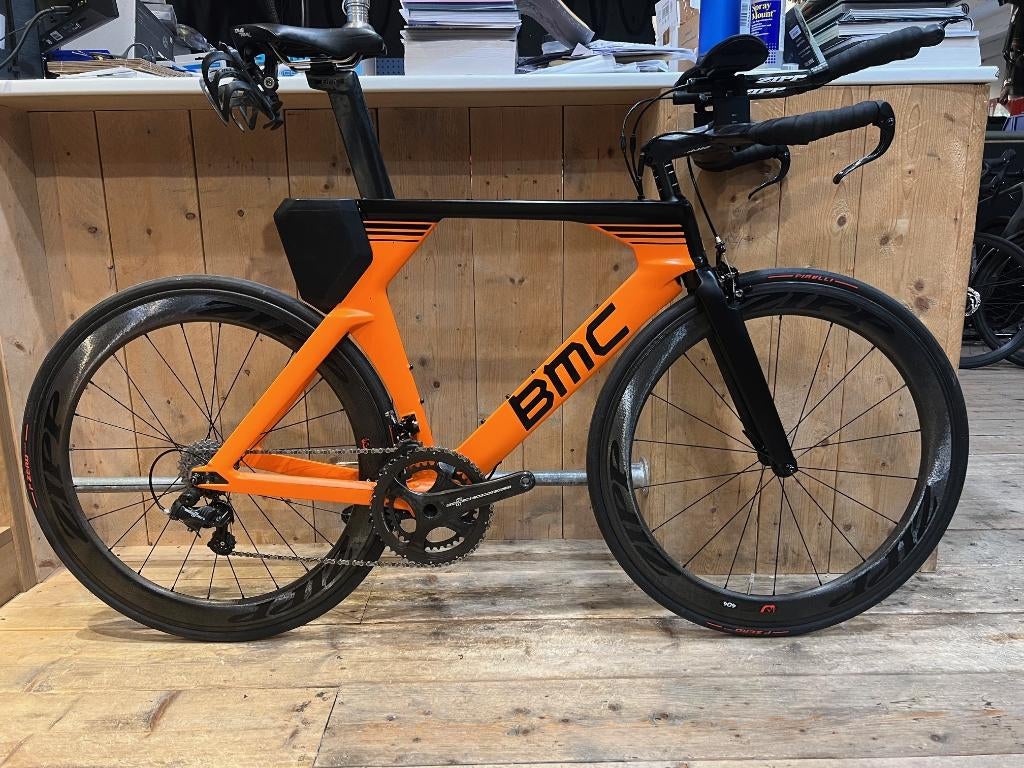 BMC Timemachine 02 triathlonfiets, Campagnolo Chorus mt L, Gebruikt, Carbon, 57 tot 61 cm, Meer dan 20 versnellingen