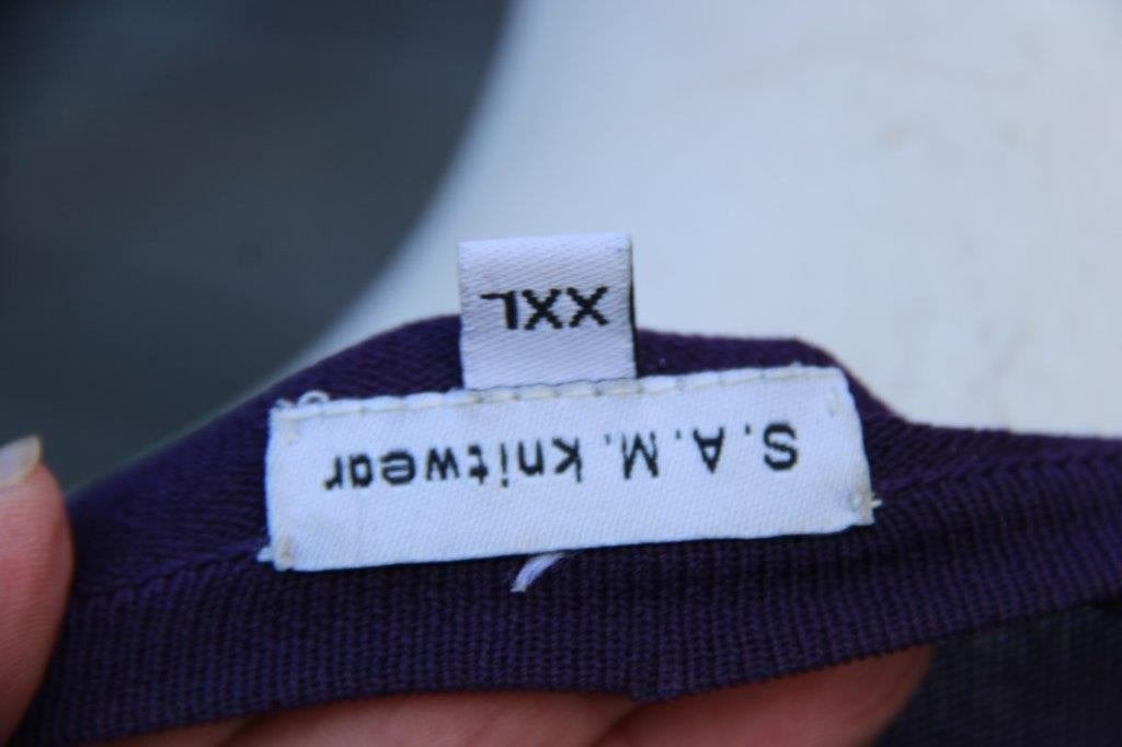 Vest aubergine SAM Knitwear mt XXL Vaste prijs OPRUIMING, Kleding | Dames, Truien en Vesten, Ophalen of Verzenden, Zo goed als nieuw