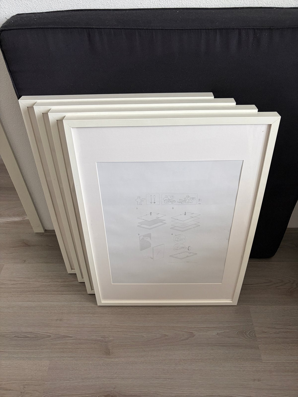 IKEA RIBBA Fotolijst 50x70 cm, Ophalen, Gebruikt, Fotolijst, Wit