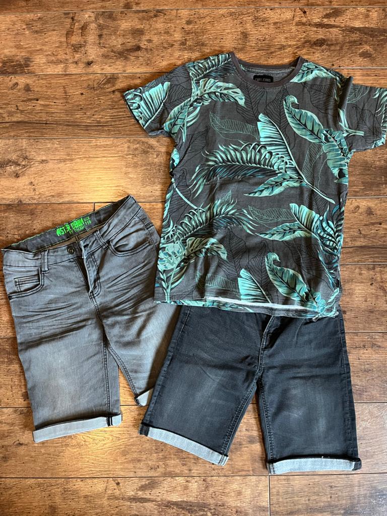 Kledingpakket jongens: Cars shirt, korte broeken, voetbalpak, Ophalen of Verzenden, Gebruikt, Jongen