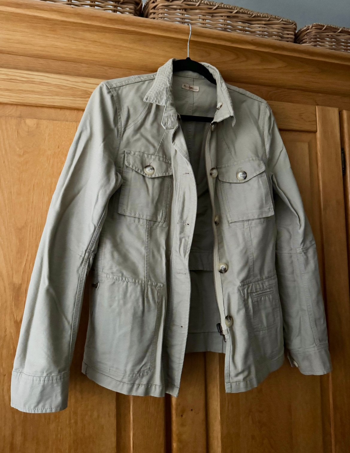Dames Marlboro classics jas | maat M, Ophalen of Verzenden, Gedragen, Maat 38/40 (M), Beige