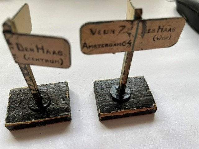2 x Verkeersbord oud, Ophalen of Verzenden, Gebruikt, Overige typen, Overige merken