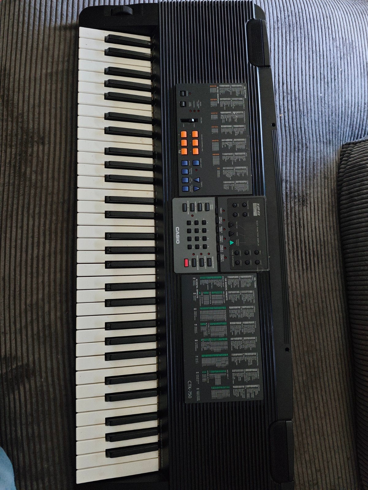 Casio CTK-750 Keyboard - 61 toetsen, MIDI, aanslaggevoelig, Ophalen, Casio, Aanslaggevoelig, 61 toetsen