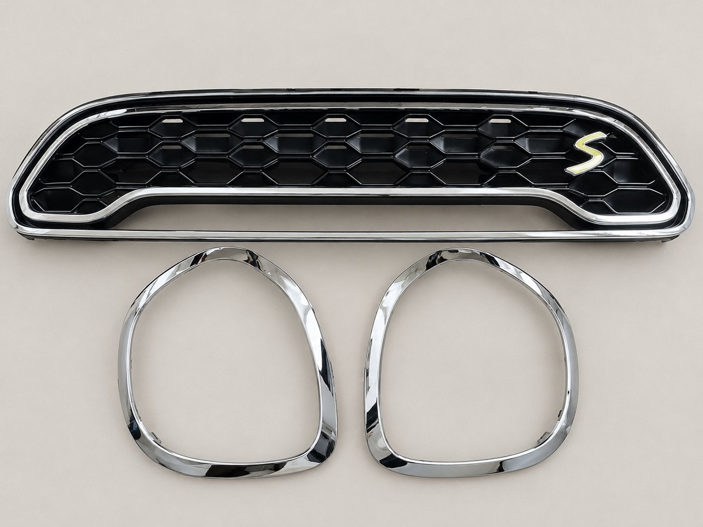 Mini Countryman grille en sierlijsten lampen voor en achter, Ophalen, Gebruikt, Voor, Mini
