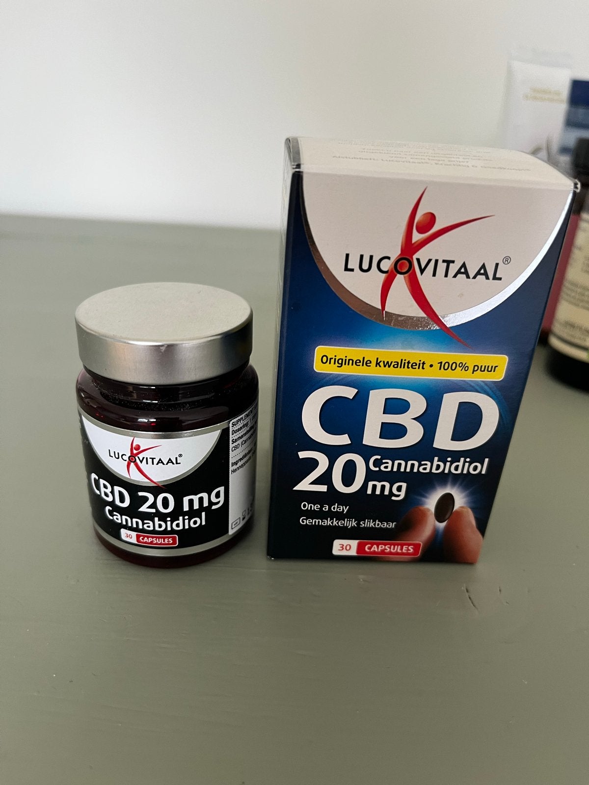 Lucovitaal CBD 20mg Cannabidiol - 30 capsules, Ophalen, Nieuw, Poeder of Drank