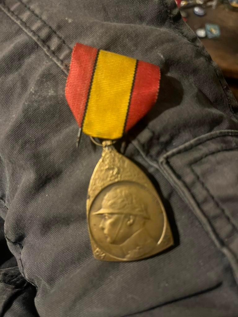 Belgische herinneringsmedaille, Postzegels en Munten, Penningen en Medailles, Ophalen of Verzenden, Overige materialen