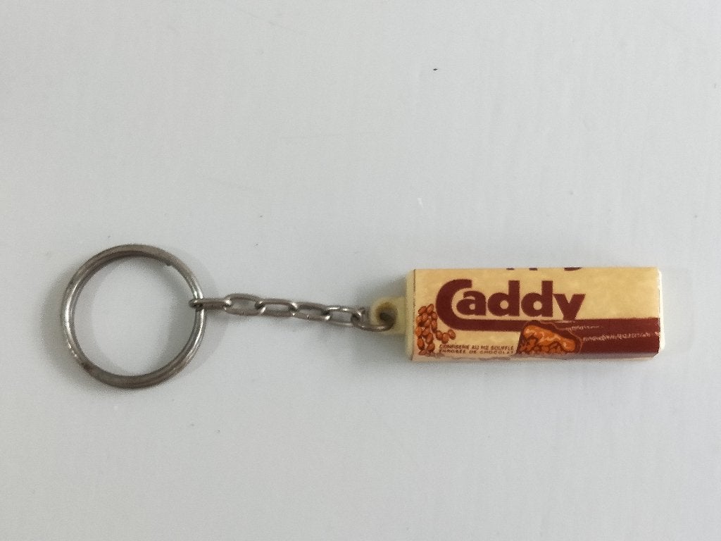Sleutelhanger Caddy - snoepgoed - Nuts - vintage, Ophalen of Verzenden, Gebruikt, Merk