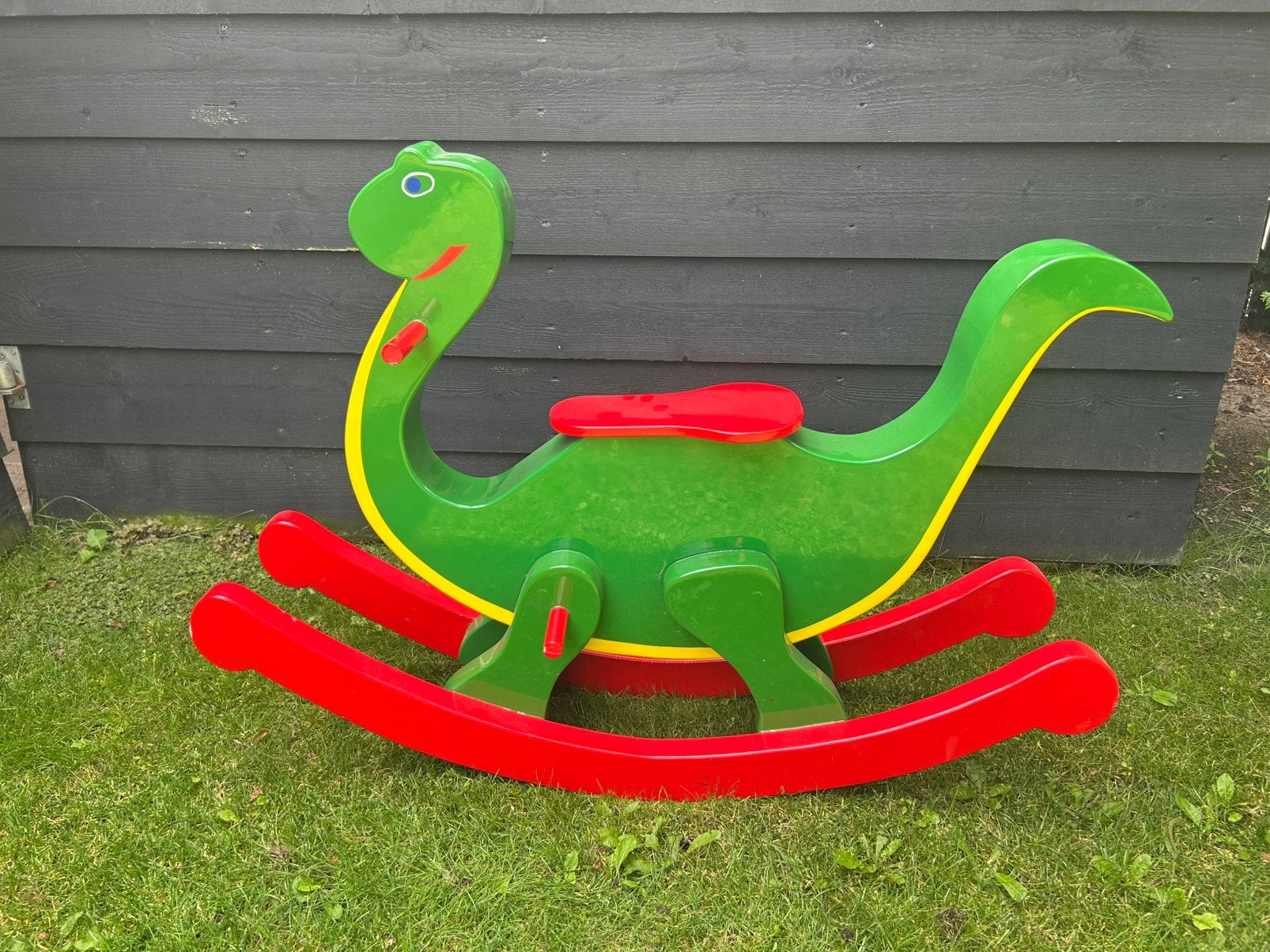 Massief houten hobbelpaard, Ophalen, Nieuw