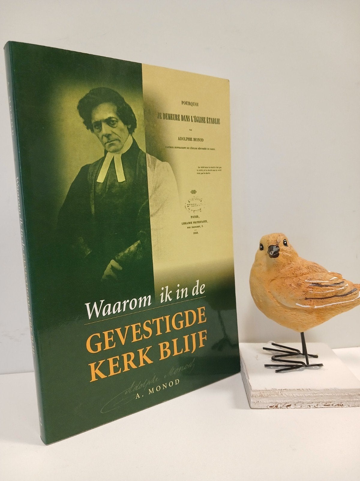 Monod, A. ; Waarom ik in de gevestigde kerk blijf, Ophalen of Verzenden, Gelezen, Christendom | Protestants