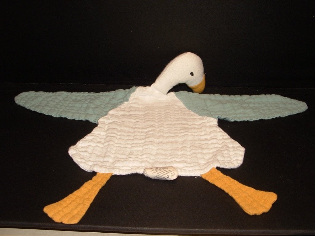 MABABU OEKO TEX MEEUW VOGEL KNUFFELDDOEKJE KATOEN, Verzenden, Nieuw, Overige typen