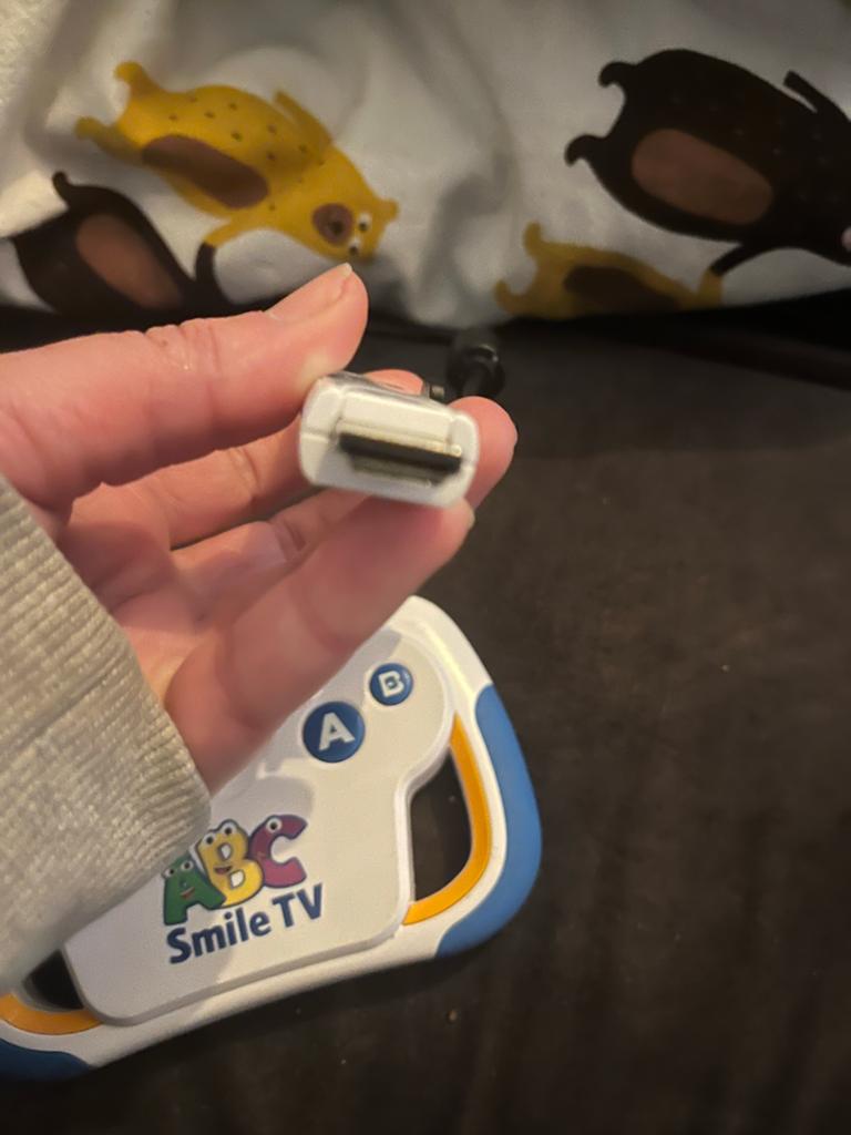 VTech ABC Smile TV Educatief Spelconsole Nederlandstalig, Ophalen of Verzenden, Zo goed als nieuw