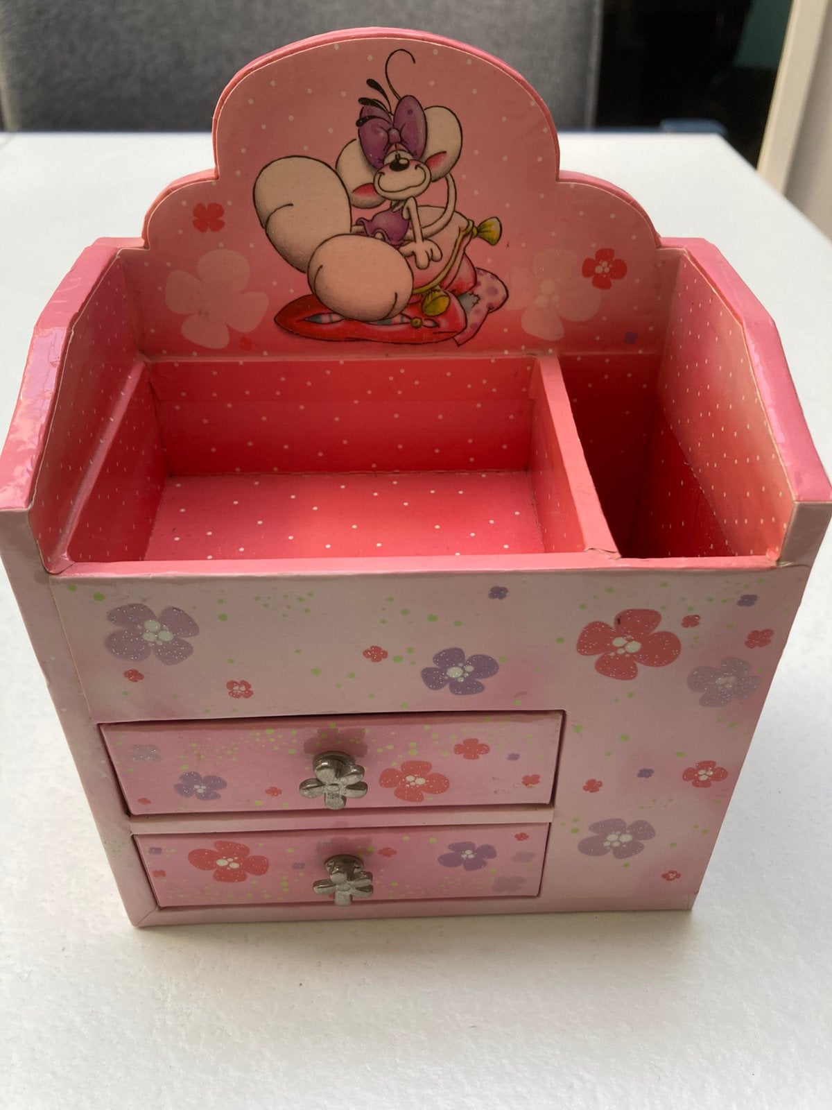 Diddle opberg bakje voor sieraden, Ophalen, Gebruikt